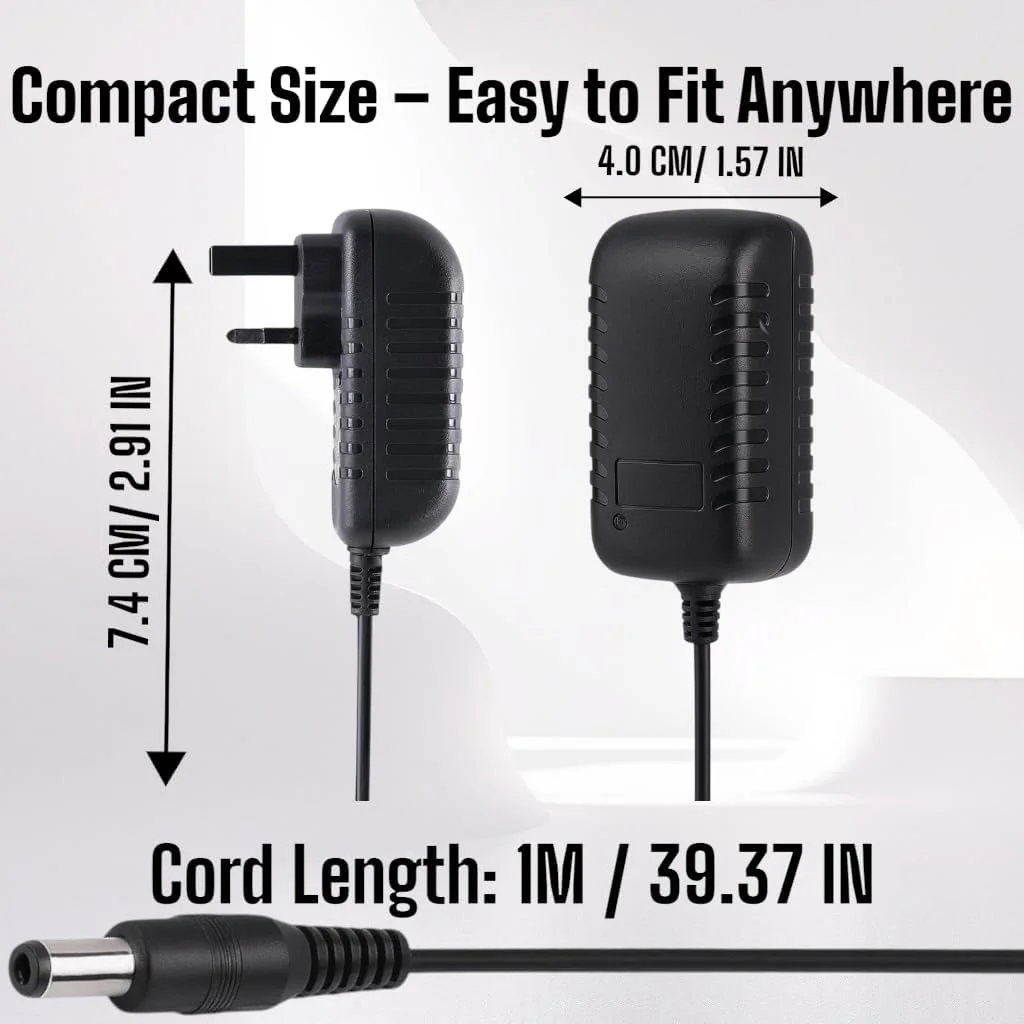 آداپتور برق 12 ولت 2 آمپر CIRCUIT GREEN با دوشاخه UK، شارژر 24 وات 100-240 ولت AC به 12 ولت DC، کانکتور استوانه ای 5.5×2.5 میلی متر، قطب مثبت مرکزی، کابل 1 متری برای دوربین های مداربسته، نوارهای LED، روترها و مانیتورها - بسته 1 عددی آداپتور برق 12 ولت 2 آمپر CIRCUIT GREEN با دوشاخه UK، شارژر 24 وات 100-240 ولت AC به 12 ولت DC، کانکتور استوانه ای 5.5×2.5 میلی متر، قطب مثبت مرکزی، کابل 1 متری برای دوربین های مداربسته، نوارهای LED، روترها و مانیتورها - بسته 1 عددی