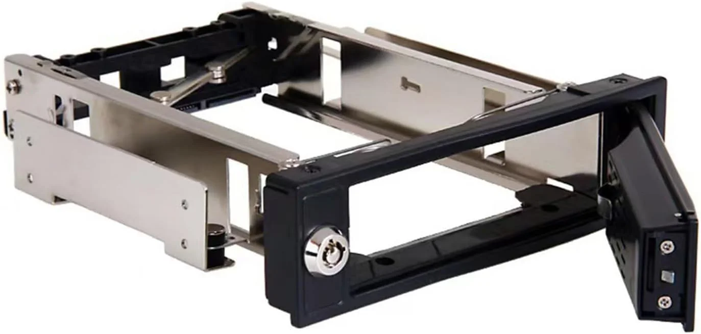 محفظه داخلی 5.25 اینچی بدون سینی با قابلیت تعویض سریع برای هارد دیسک های 3.5 اینچی با قفل