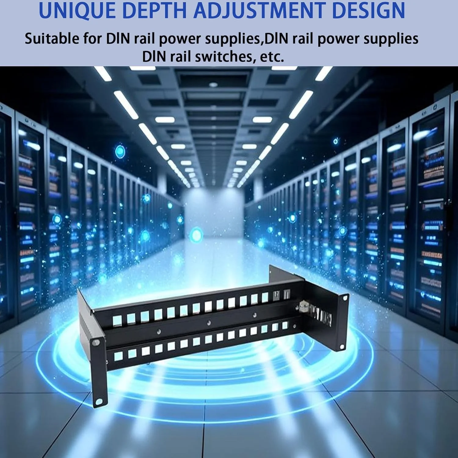 کیت براکت ریل DIN قابل تنظیم 2U 19 اینچی، آلیاژ آلومینیوم با استحکام بالا برای مبدل های رسانه، سوئیچ اترنت، سوئیچ PoE صنعتی و منابع تغذیه، مناسب برای رک ها و کابینت های سرور 19 اینچی کیت براکت ریل DIN قابل تنظیم 2U 19 اینچی، آلیاژ آلومینیوم با استحکام بالا برای مبدل های رسانه، سوئیچ اترنت، سوئیچ PoE صنعتی و منابع تغذیه، مناسب برای رک ها و کابینت های سرور 19 اینچی