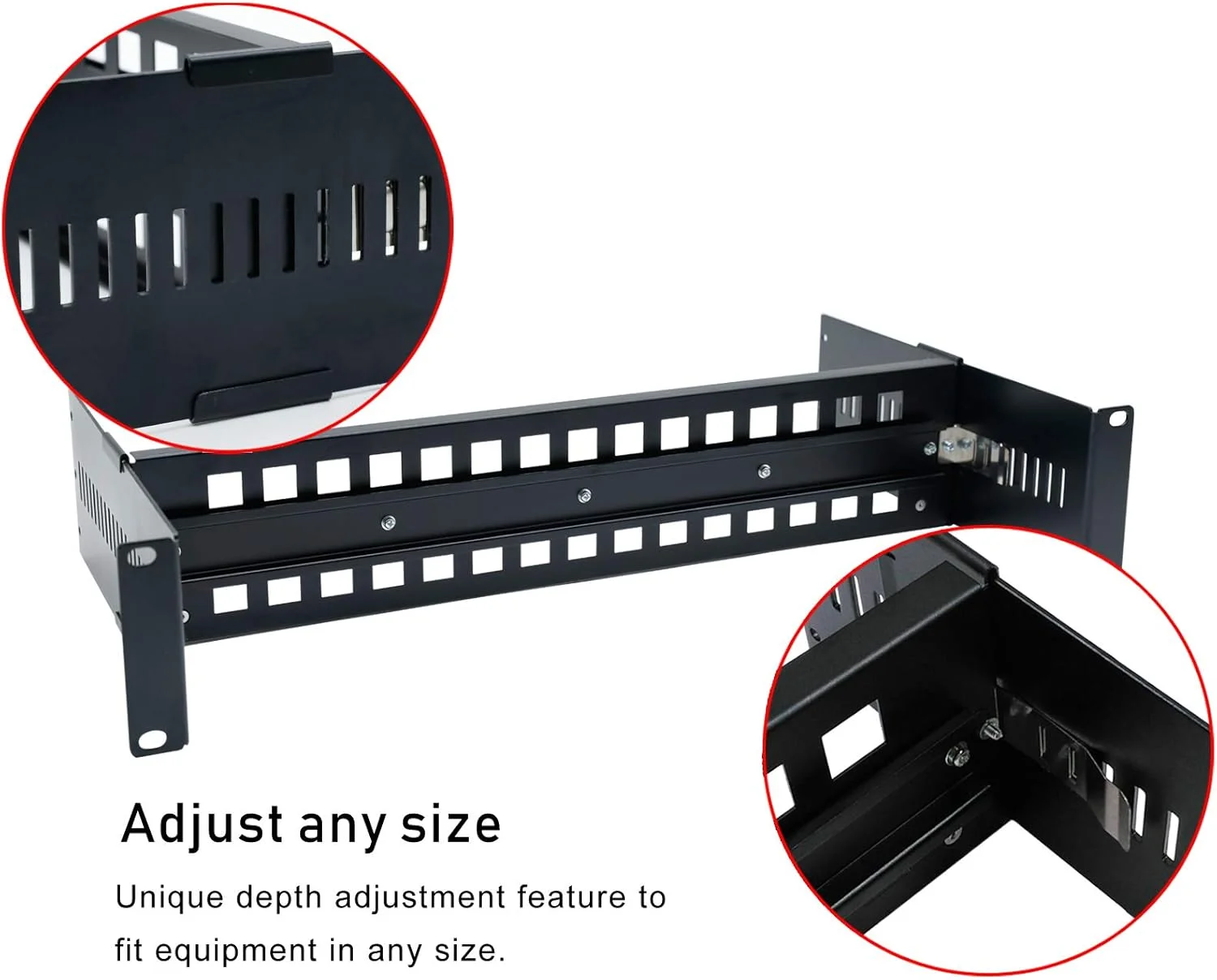 کیت براکت ریل DIN قابل تنظیم 2U 19 اینچی، آلیاژ آلومینیوم با استحکام بالا برای مبدل های رسانه، سوئیچ اترنت، سوئیچ PoE صنعتی و منابع تغذیه، مناسب برای رک ها و کابینت های سرور 19 اینچی کیت براکت ریل DIN قابل تنظیم 2U 19 اینچی، آلیاژ آلومینیوم با استحکام بالا برای مبدل های رسانه، سوئیچ اترنت، سوئیچ PoE صنعتی و منابع تغذیه، مناسب برای رک ها و کابینت های سرور 19 اینچی