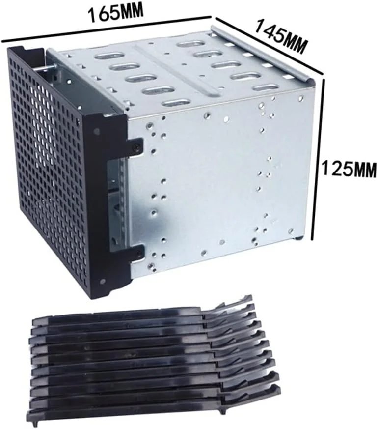 محفظه هارد دیسک 5.25 به 5 عدد 3.5 اینچی، آداپتور سینی هارد درایو