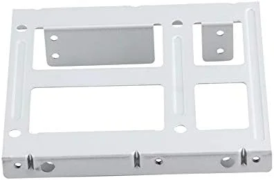 تبدیل کننده هارد دیسک آلومینیومی 2.5 اینچی SSD HDD به براکت رک آداپتور سینی درایو 3.5 اینچی به همراه 12 پیچ