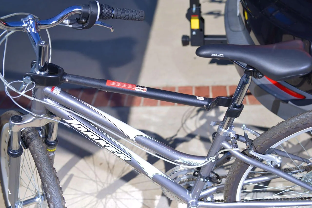 میله کششی فولادی آداپتور میله عرضی دوچرخه، مشکی