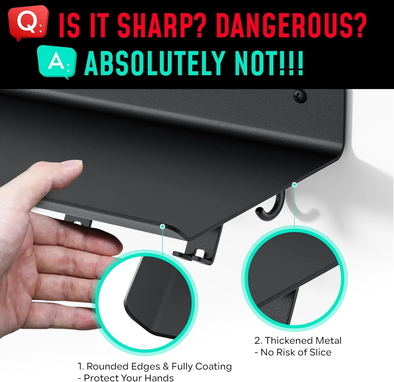 شلف شناور یک طبقه Crostice سازگار با لوازم جانبی Tonal، شلف نگهداری باشگاه خانگی، سازمان دهنده دیواری قفسه باشگاه، نگهدارنده فلزی تمرین، آداپتورهای قفل براکت T، آویز، دارای ثبت اختراع ایالات متحده