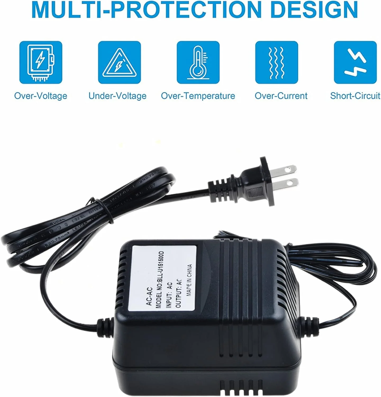 آداپتور AC به AC برای Electro-Harmonix Bi-Filter Rackmount Dual Analog Power PSU