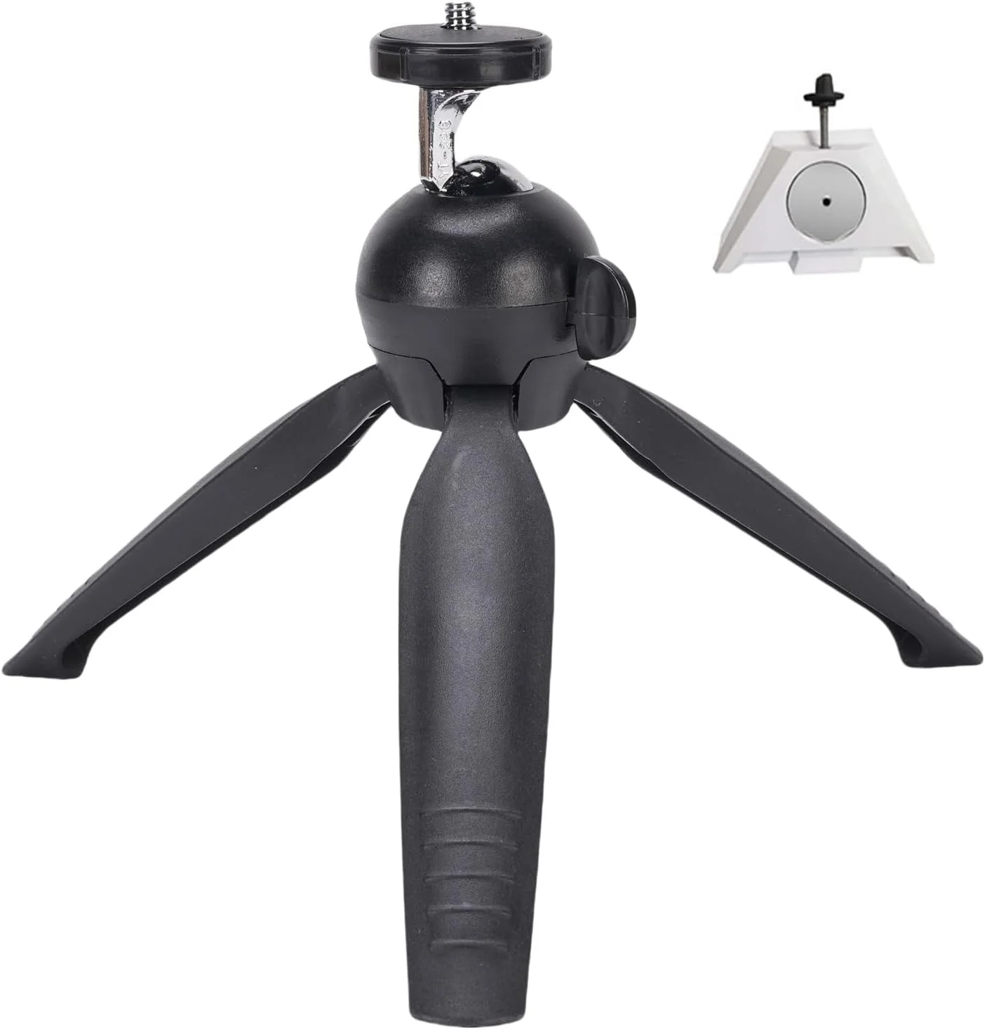 پایه سه پایه کوچک عمومی با آداپتور، کیت نصب سه پایه با ارتفاع و زاویه قابل تنظیم، کیت نصب آداپتور پایه آلیاژ آلومینیوم برای آنتن مینی V4 برای میله های قفسه سقفی فضای باز