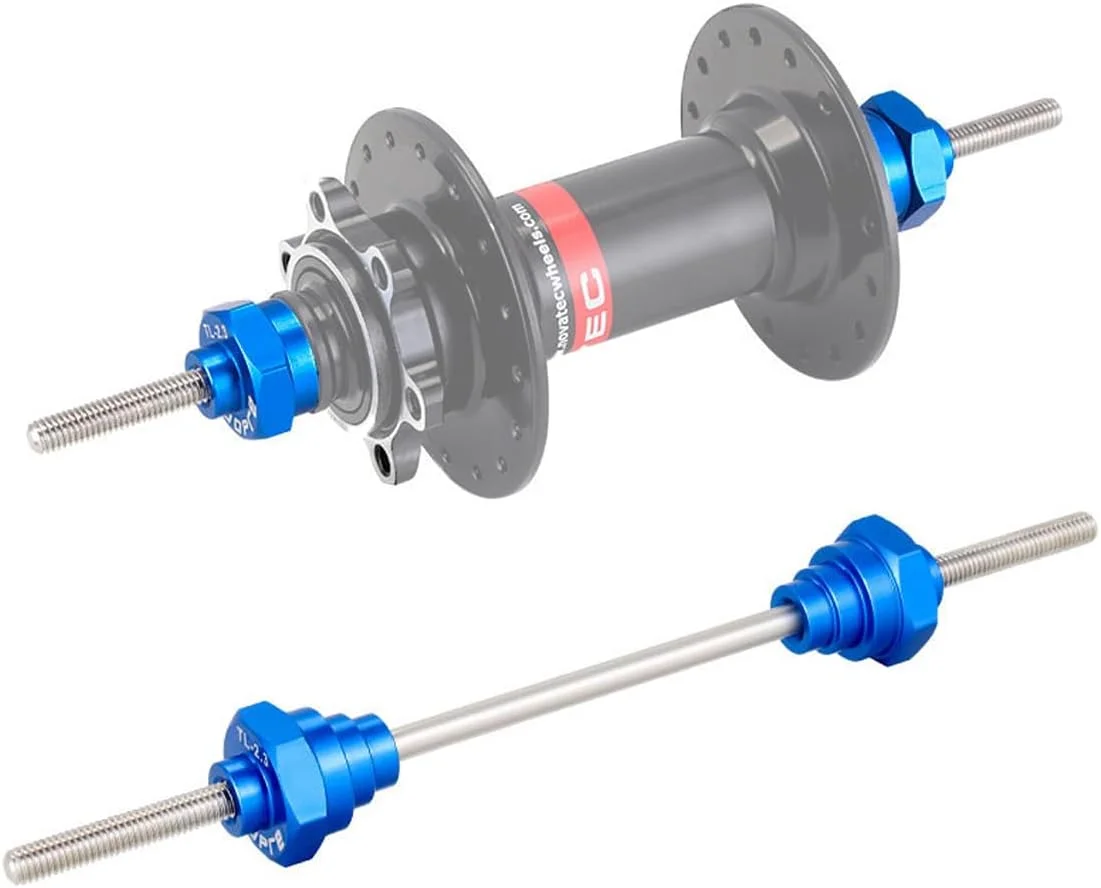 آداپتور محور ضامن دار دوچرخه، ابزار آداپتور محور ضامن دار پایه تنظیم چرخ دوچرخه برای دوچرخه های دنده آزاد 12/15/20 میلی متری، دوچرخه کوهستان، دوچرخه جاده