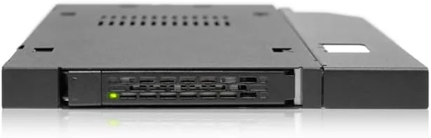 محفظه هارد درایو 2.5 اینچی SATA/SAS ICY DOCK با قابلیت تعویض سریع، آداپتور کدی برای لپ تاپ با درایو Slim ODD یا Slim FDD - مدل ToughArmor MB411SPO-B