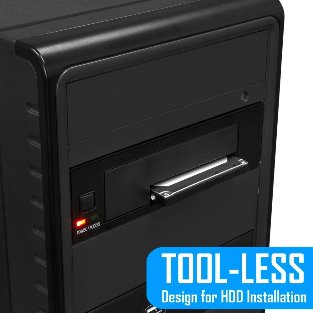 محفظه متحرک تک خلیجی Kingwin برای SSD و HDD های 2.5 تا 3.5 اینچی (KF-255-BK) محفظه متحرک تک خلیجی Kingwin برای SSD و HDD های 2.5 تا 3.5 اینچی (KF-255-BK)