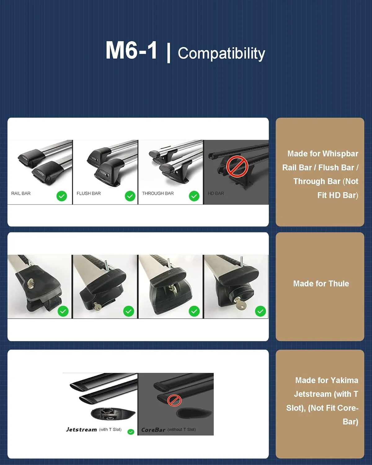 پیچ های T شکل برای میله های باربند سقفی Thule و Yakima، پلتفرم، سبد بار، آداپتور پیچ T شکل استیل ضد زنگ مربعی برای محکم کردن باربند دوچرخه/اسکی/قایق کایاک، پنل خورشیدی، سایبان