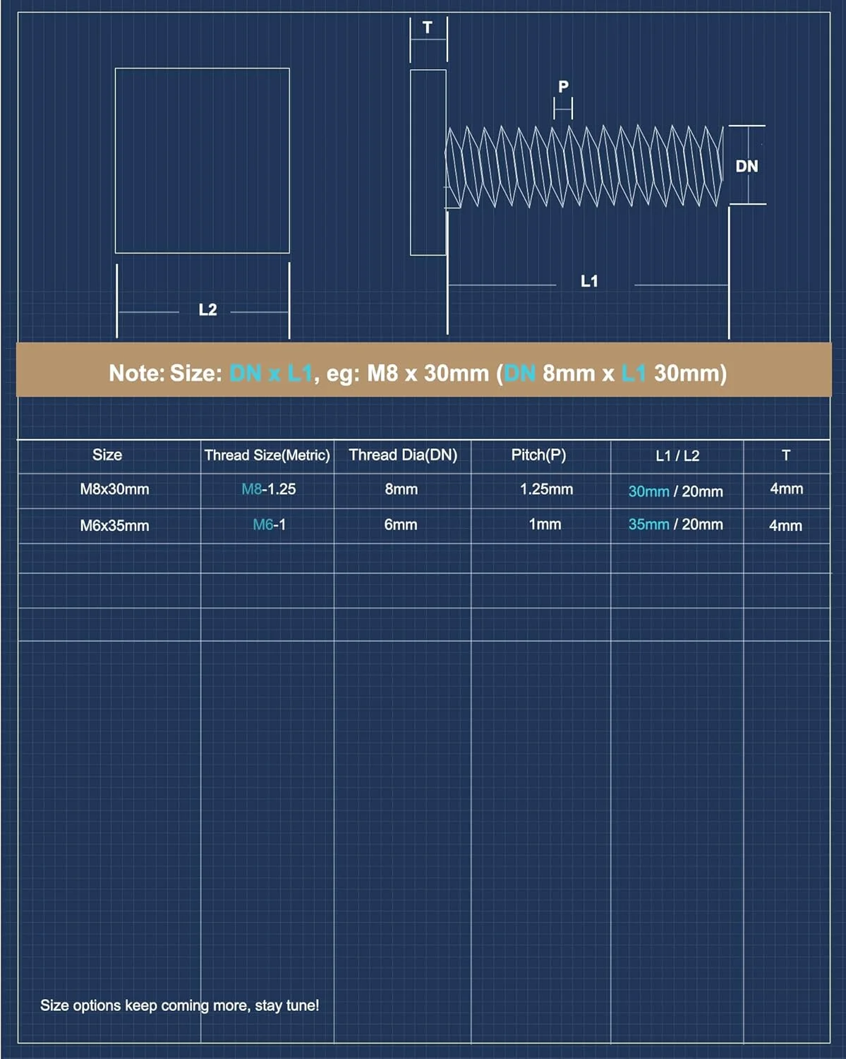 پیچ های T شکل برای میله های باربند سقفی Thule، Yakima، سکو، سبد بار، آداپتور پیچ T شکل استیل ضد زنگ مربعی برای محکم کردن رک دوچرخه/اسکی/کایاک، پنل خورشیدی، سایبان، M6x35mm، ضخامت 4mm، مشکی