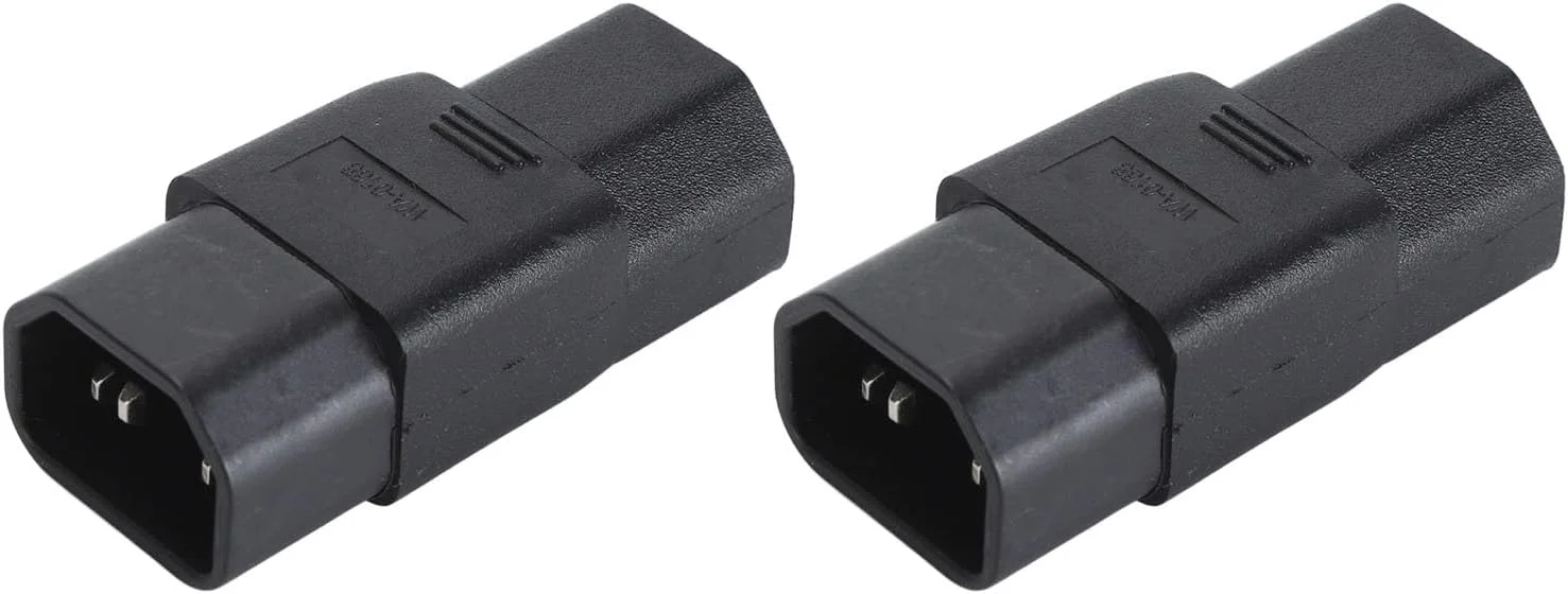 آداپتور برق OVAQUIXI IEC320 C14 به C21، کانکتور برق AC 10-15 آمپر برای PDU UPS، کانکتور سیم رک سرور، مبدل جک، 2 عدد