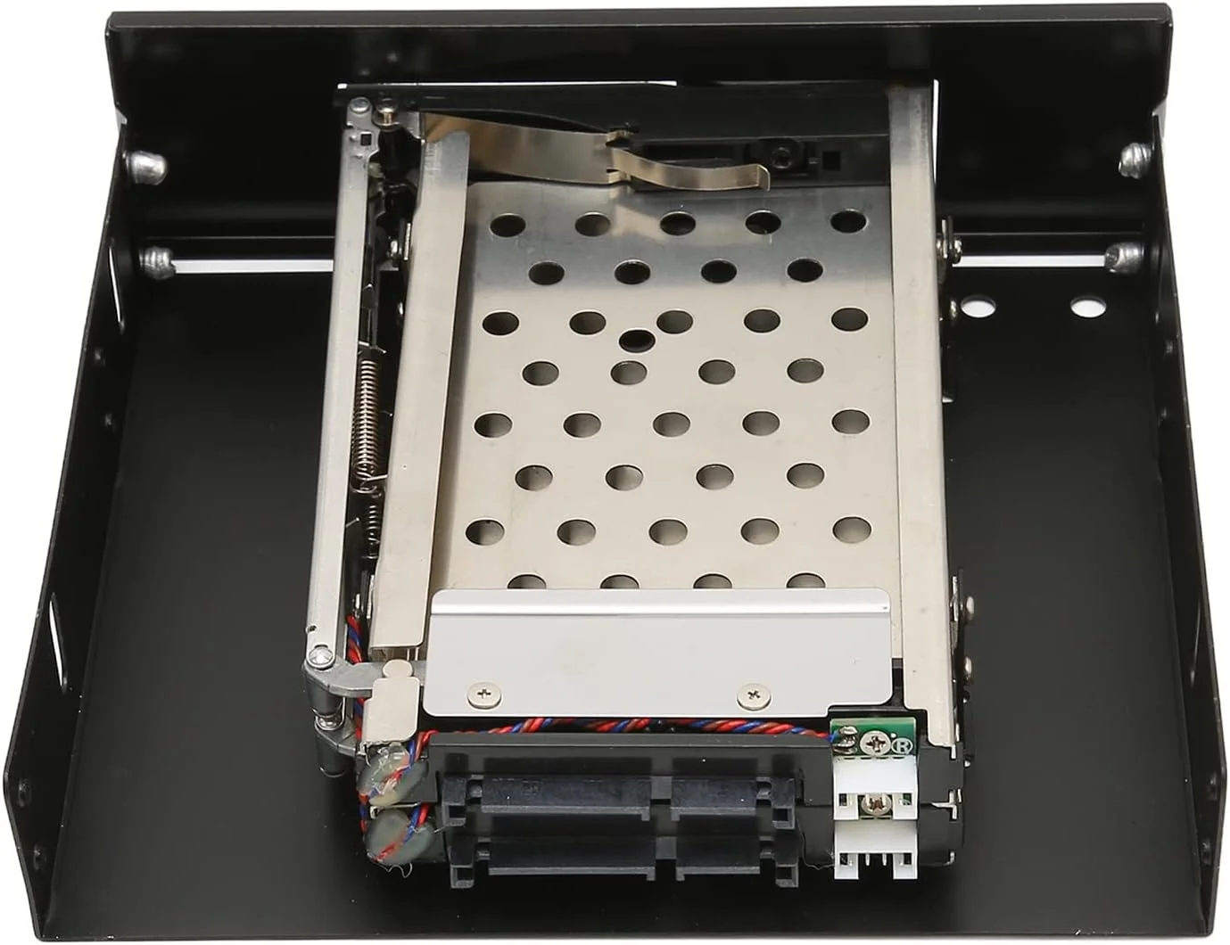 براکت نصب 2.5 اینچی، رک موبایل داخلی، استیل ضد زنگ ABS با سرعت 6 گیگابیت بر ثانیه، آداپتور محفظه درایو 2.5 تا 5.25 اینچی برای رسانه ذخیره سازی کامپیوتر سرور