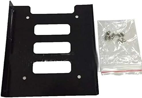 تبدیل کننده فلزی هارد درایو SSD و HDD از 2.5 اینچ به 3.5 اینچ، براکت نصب هارد دیسک برای کامپیوتر - مشکی