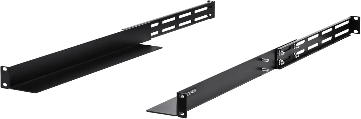 ریل رک سرور 1U چهار پایه RackPath، عمق قابل تنظیم 51.3 تا 81.2 سانتی متر - ظرفیت 50 کیلوگرم