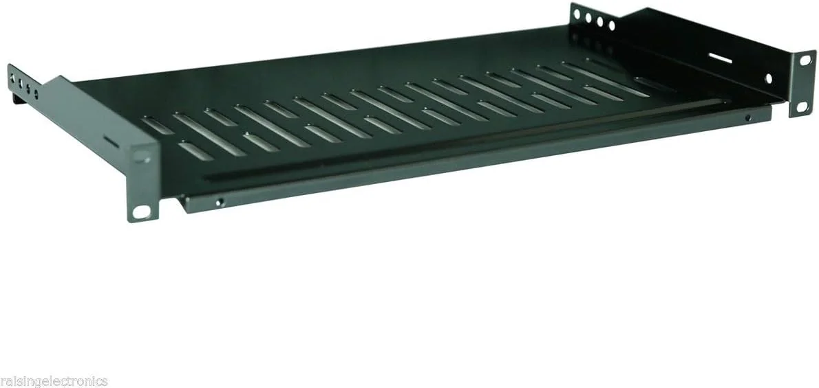طبقه سرور تکیه‌گاهی Raising Electronics، قفسه‌های تهویه دار، نصب رک 19 اینچی، عمق 1U 10 اینچ (250 میلی‌متر)