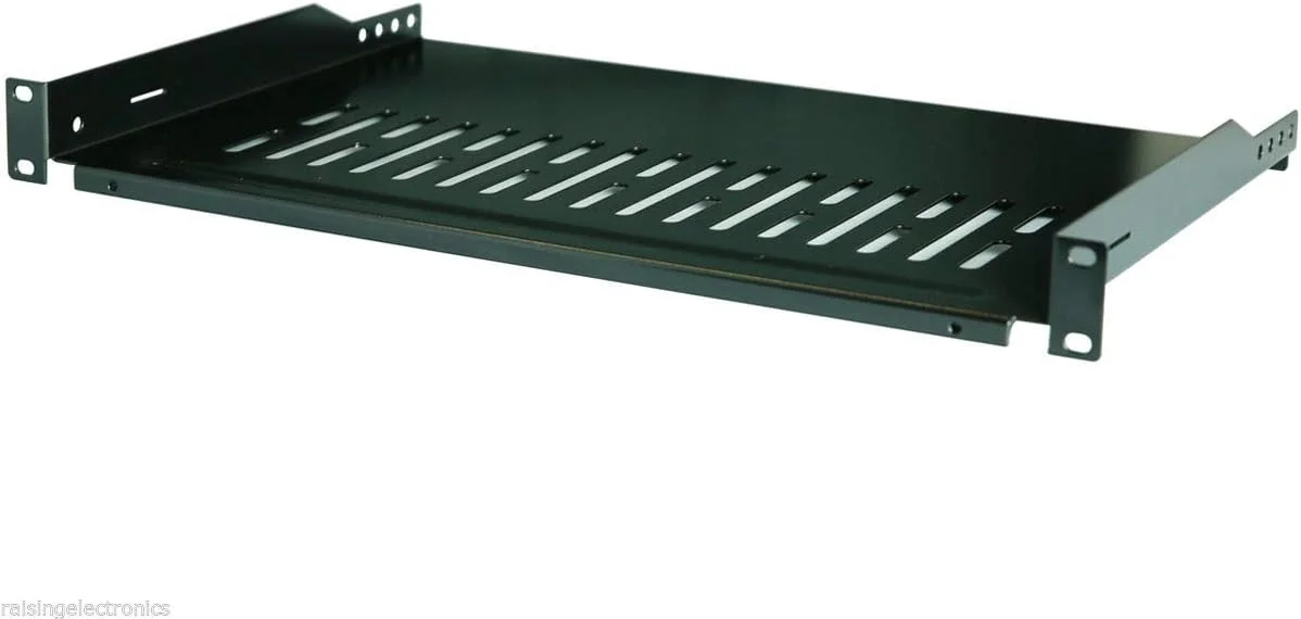 طبقه سرور تکیه‌گاهی Raising Electronics، قفسه‌های تهویه دار، نصب رک 19 اینچی، عمق 1U 10 اینچ (250 میلی‌متر)