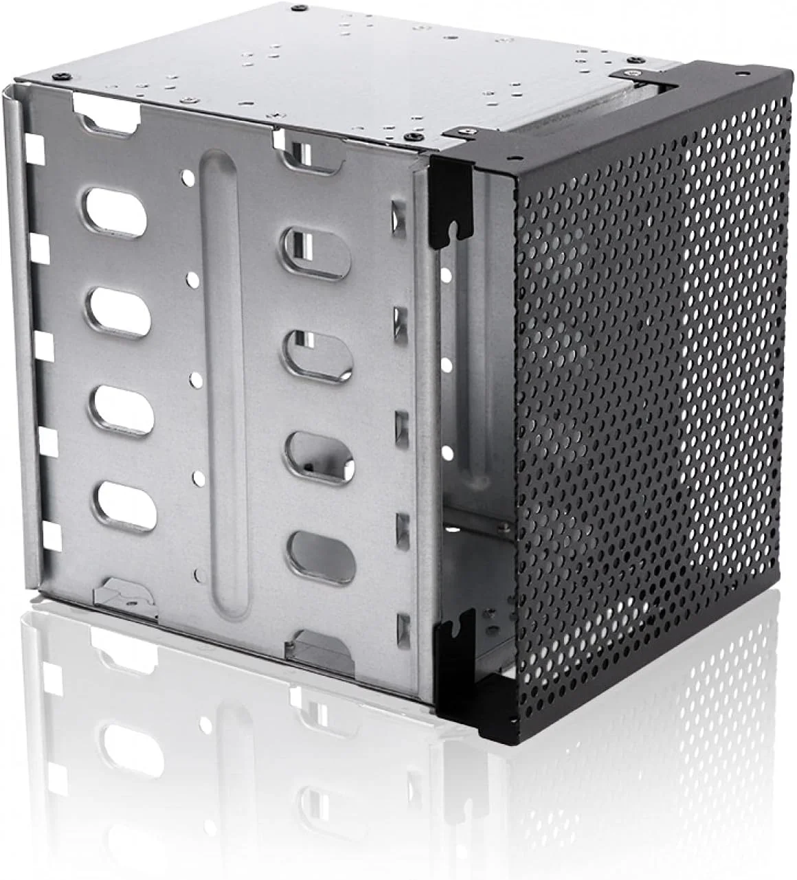 قفسه براکت قفس هارد دیسک استیل ضد زنگ با فضای فن و آداپتور