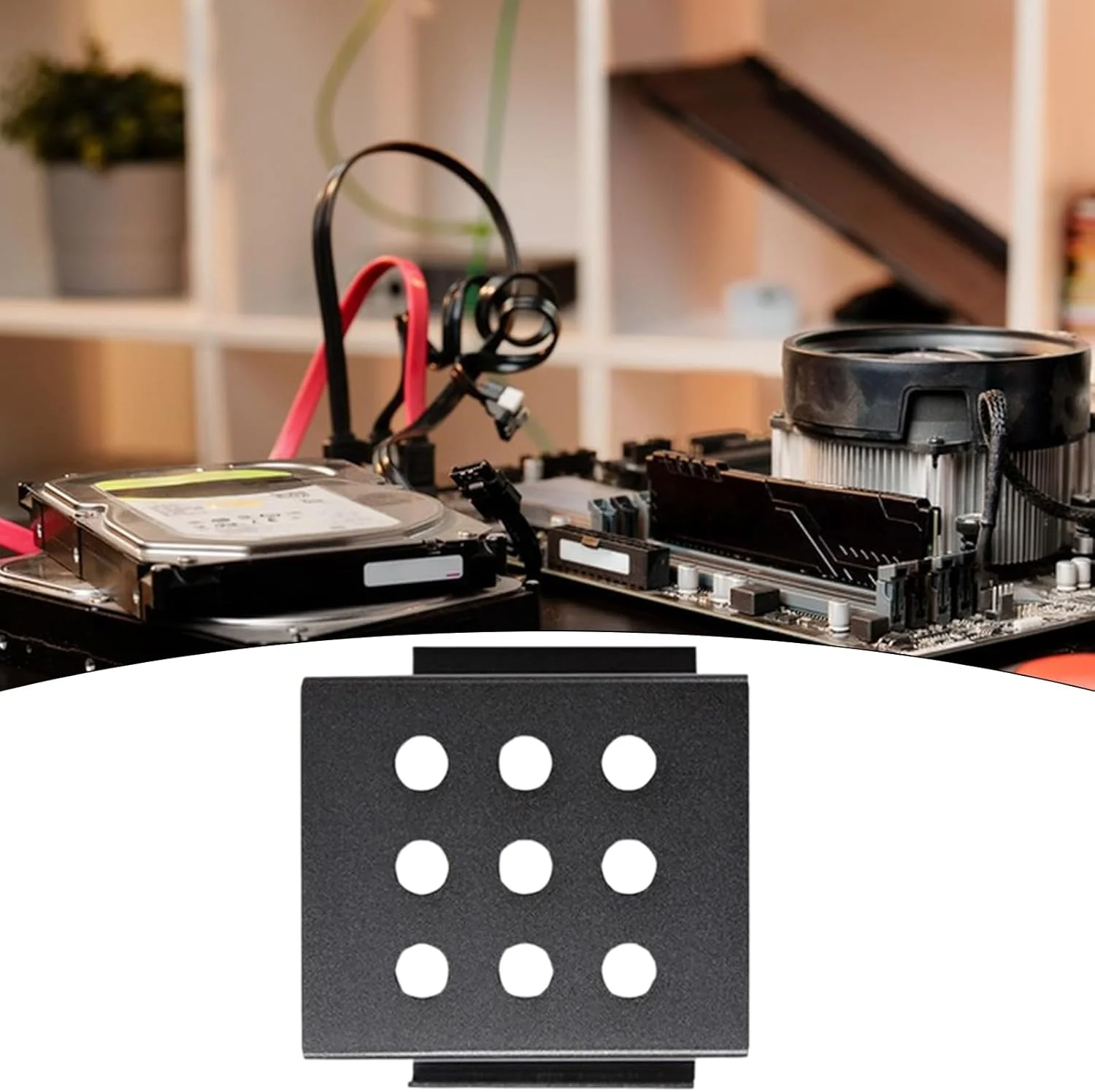 محفظه هارد دیسک، تبدیل کننده هارد دیسک 2.5 اینچی به 3.5 اینچی | آداپتور پشته ای ضد ضربه برای گسترش ایستگاه داکینگ، لپ تاپ، کامپیوتر خانگی و ایستگاه های کاری محفظه هارد دیسک، تبدیل کننده هارد دیسک 2.5 اینچی به 3.5 اینچی | آداپتور پشته ای ضد ضربه برای گسترش ایستگاه داکینگ، لپ تاپ، کامپیوتر خانگی و ایستگاه های کاری