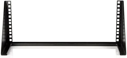 براکت پنل پچ دیواری 4U استار تک - رک نصب عمودی فولادی 19 اینچی برای تجهیزات شبکه و داده