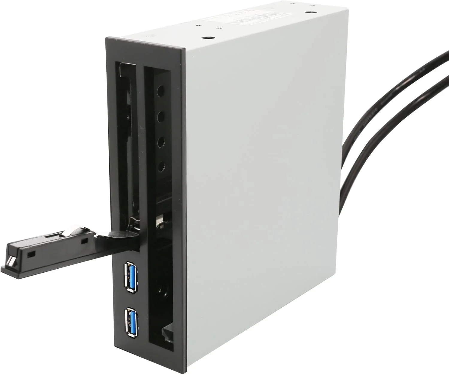 آداپتور سایبا 5.25 اینچی برای درایو نوری باریک، رک بدون سینی 2.5 اینچی برای هارد دیسک HDD SSD، هاب USB - SY-MRA55005