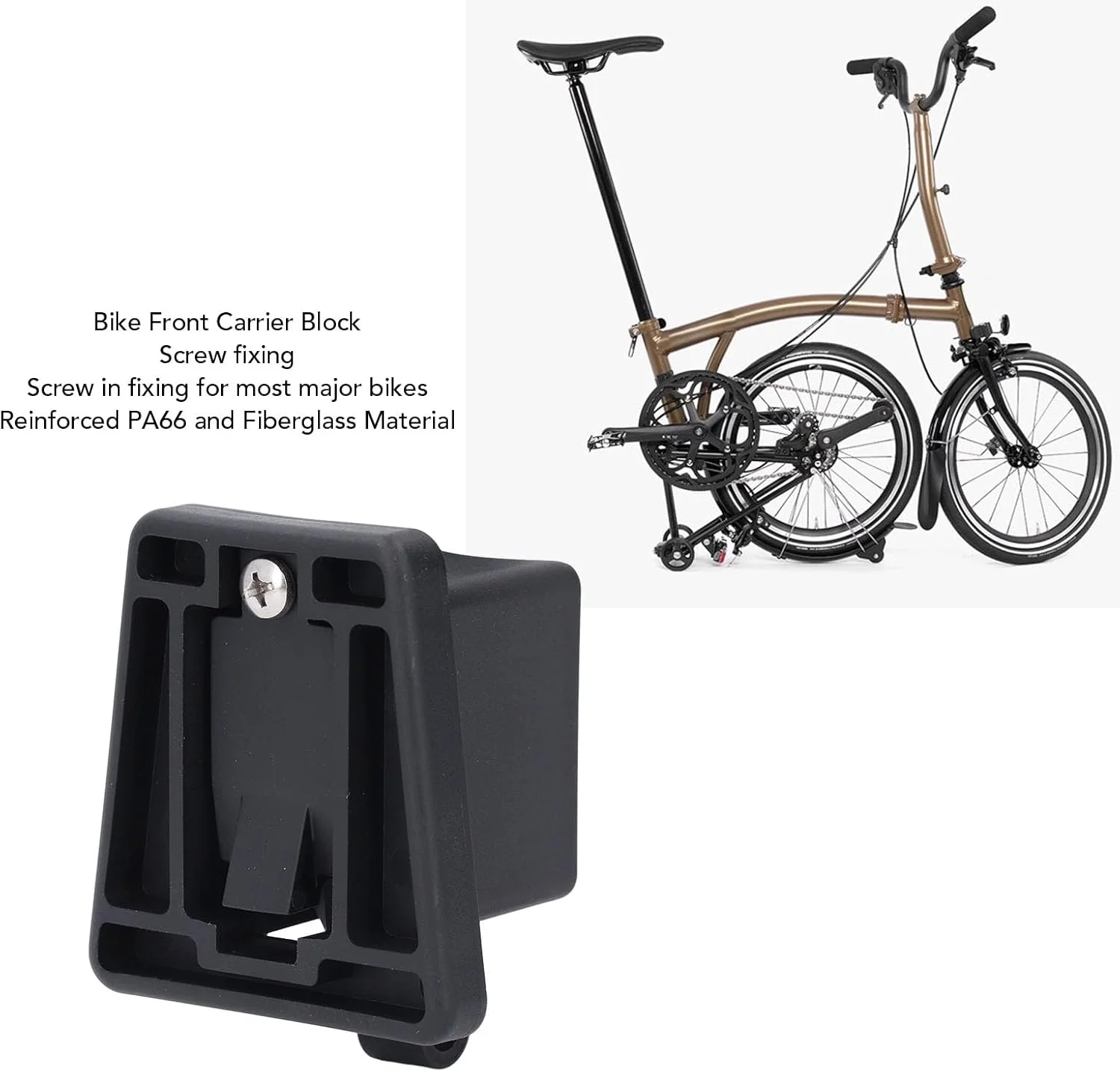 آداپتور نگهدارنده کیف و سبد جلوی دوچرخه - مناسب دوچرخه تاشو