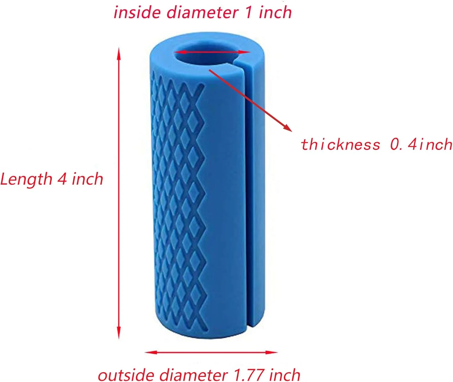 گریپ هالتر - گریپ های ضخیم برای وزنه برداری 1 اینچی - دسته دمبل کاهش استرس محافظ دست آلفا گریپ نوار بارفیکس آداپتور بازوی بلستر برای هالترهای استاندارد شش ضلعی/دوسر بازو/سه سر بازو/رزوه ای/شراگ.