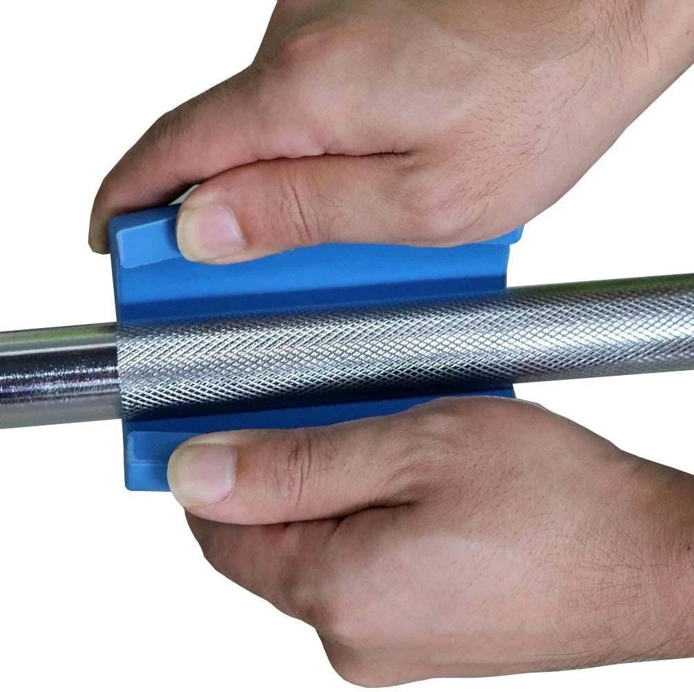 گریپ هالتر - گریپ های ضخیم برای وزنه برداری 1 اینچی - دسته دمبل کاهش استرس محافظ دست آلفا گریپ نوار بارفیکس آداپتور بازوی بلستر برای هالترهای استاندارد شش ضلعی/دوسر بازو/سه سر بازو/رزوه ای/شراگ.