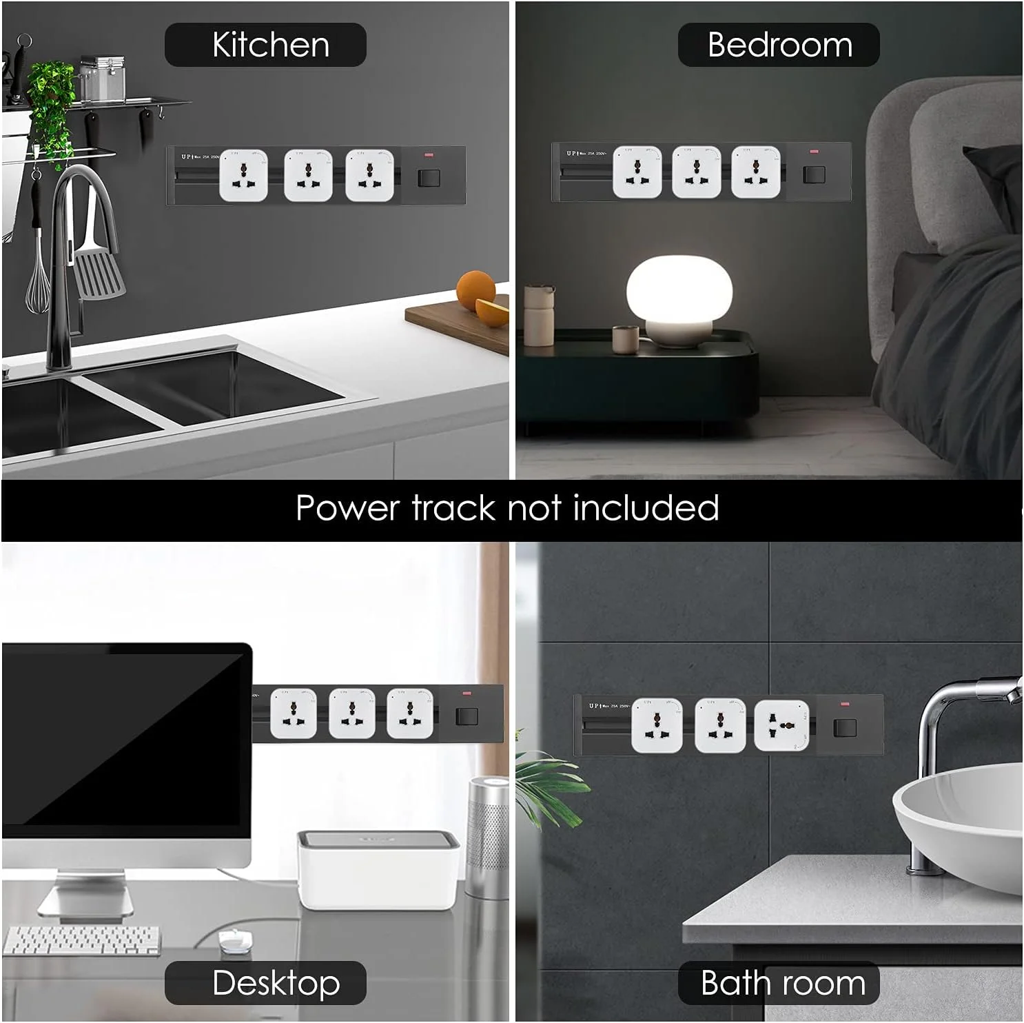 آداپتور یونیتی، پریز برق ریلی 3 پین یونیورسال، آداپتور برق ریلی موبایل الکتریکی چند منظوره