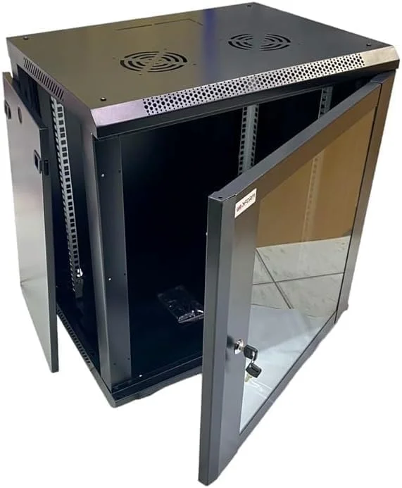 رک دیواری با کیفیت XForm، اندازه ۱۵ یونیت، ۶۰۰ میلی‌متر (عرض) در ۶۰۰ میلی‌متر (عمق) در ۸۰۰ میلی‌متر (ارتفاع)