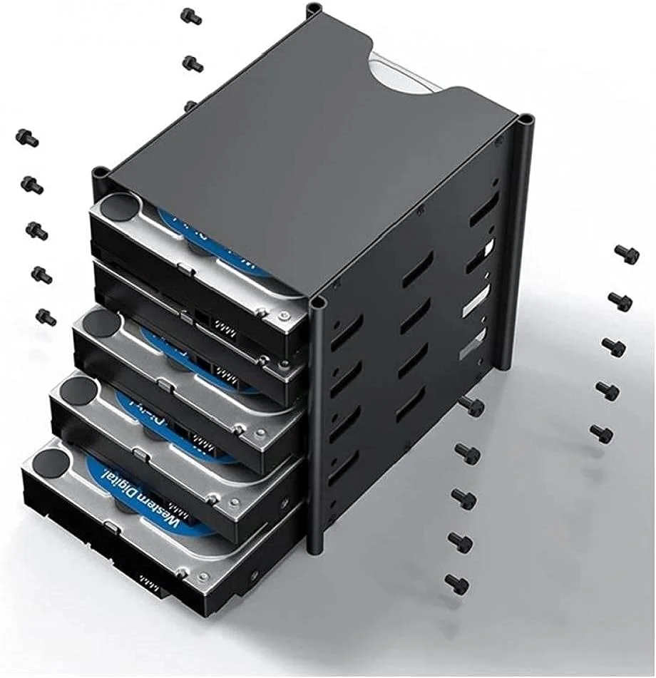 محفظه هارد دیسک ZJCQA با 5 لایه ظرفیت ذخیره سازی، درایو هارد دیسک قابل حمل