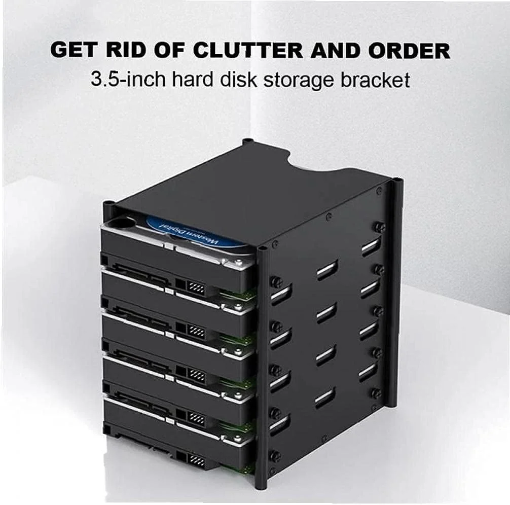 محفظه هارد دیسک ZJCQA با 5 لایه ظرفیت ذخیره سازی، درایو هارد دیسک قابل حمل