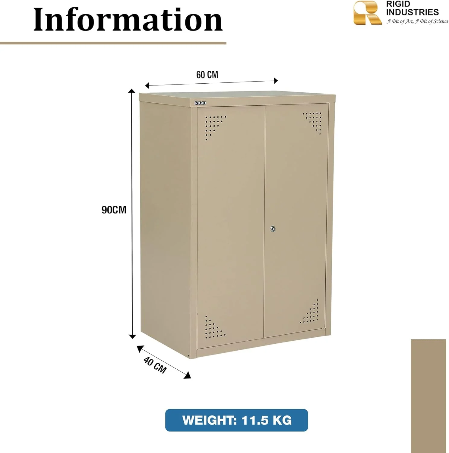 جاکفشی فلزی محکم با درب | کابینت نگهداری 3 طبقه با سوراخ های تهویه | از پیش مونتاژ شده، قفل بادامکی گرد با 2 کلید | واحد نگهداری کفش - خانه، دفتر، اتاق نشیمن (90H * 60W * 40D) بژ جاکفشی فلزی محکم با درب | کابینت نگهداری 3 طبقه با سوراخ های تهویه | از پیش مونتاژ شده، قفل بادامکی گرد با 2 کلید | واحد نگهداری کفش - خانه، دفتر، اتاق نشیمن (90H * 60W * 40D) بژ