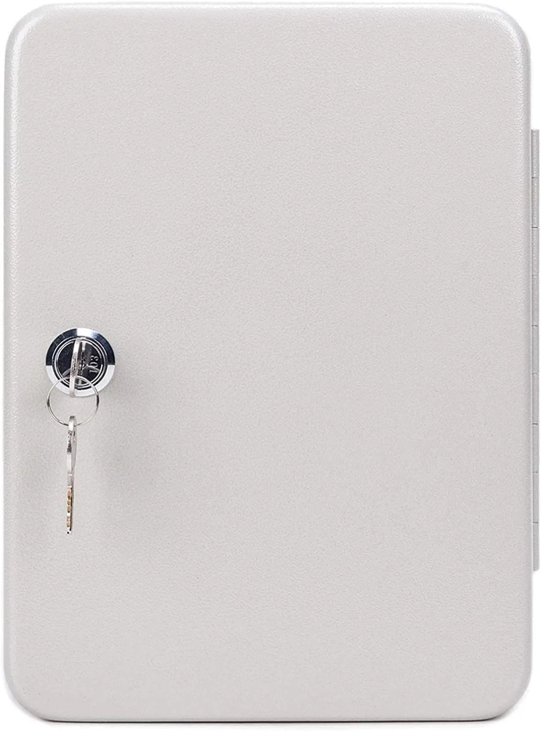 جعبه کلید فلزی نیگانملوز (48 کلید، سفید)، جعبه قفل نگهداری کلید، جعبه کابینت امنیتی کلید فولادی، نصب دیواری مدیریت کلید با قفل کلید، جعبه قفل کلید نگهداری