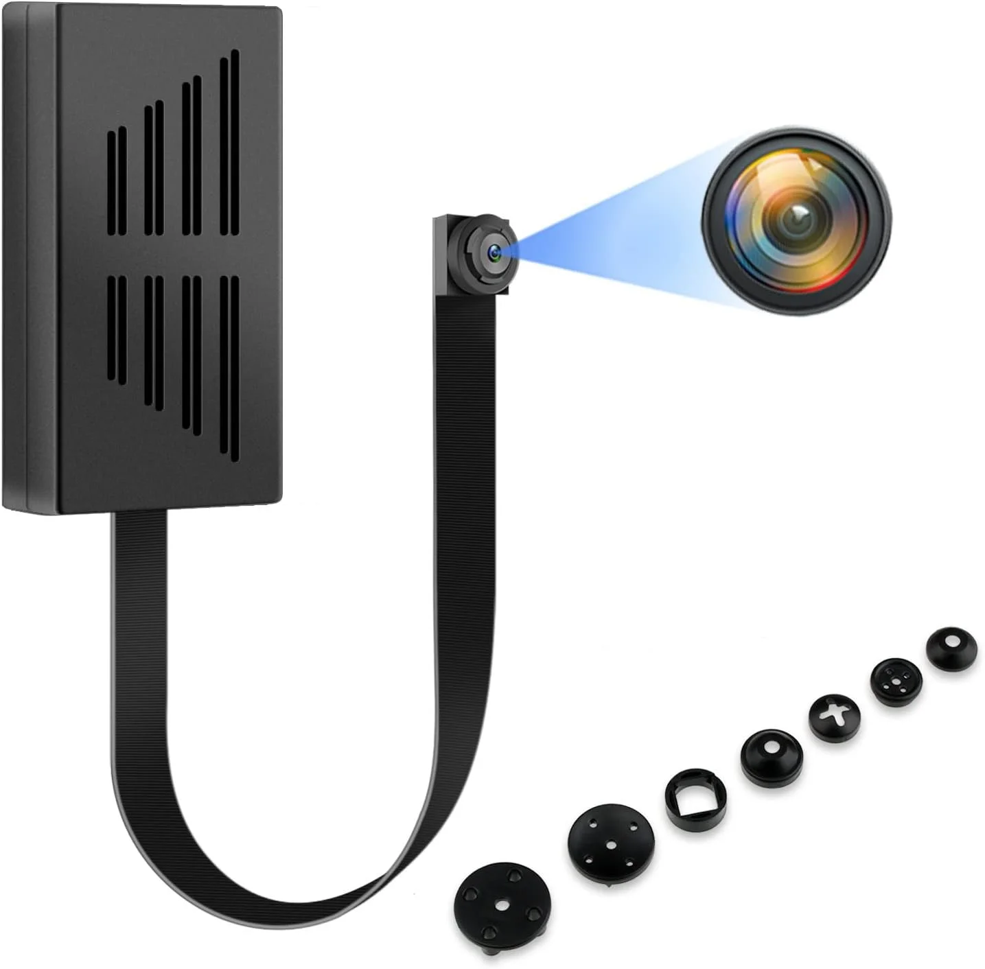 دوربین کوچک، دوربین امنیتی مینی HD 1080P، دوربین فیلمبرداری کوچک قابل حمل DIY با تشخیص حرکت (بدون وای فای، بدون دید در شب)