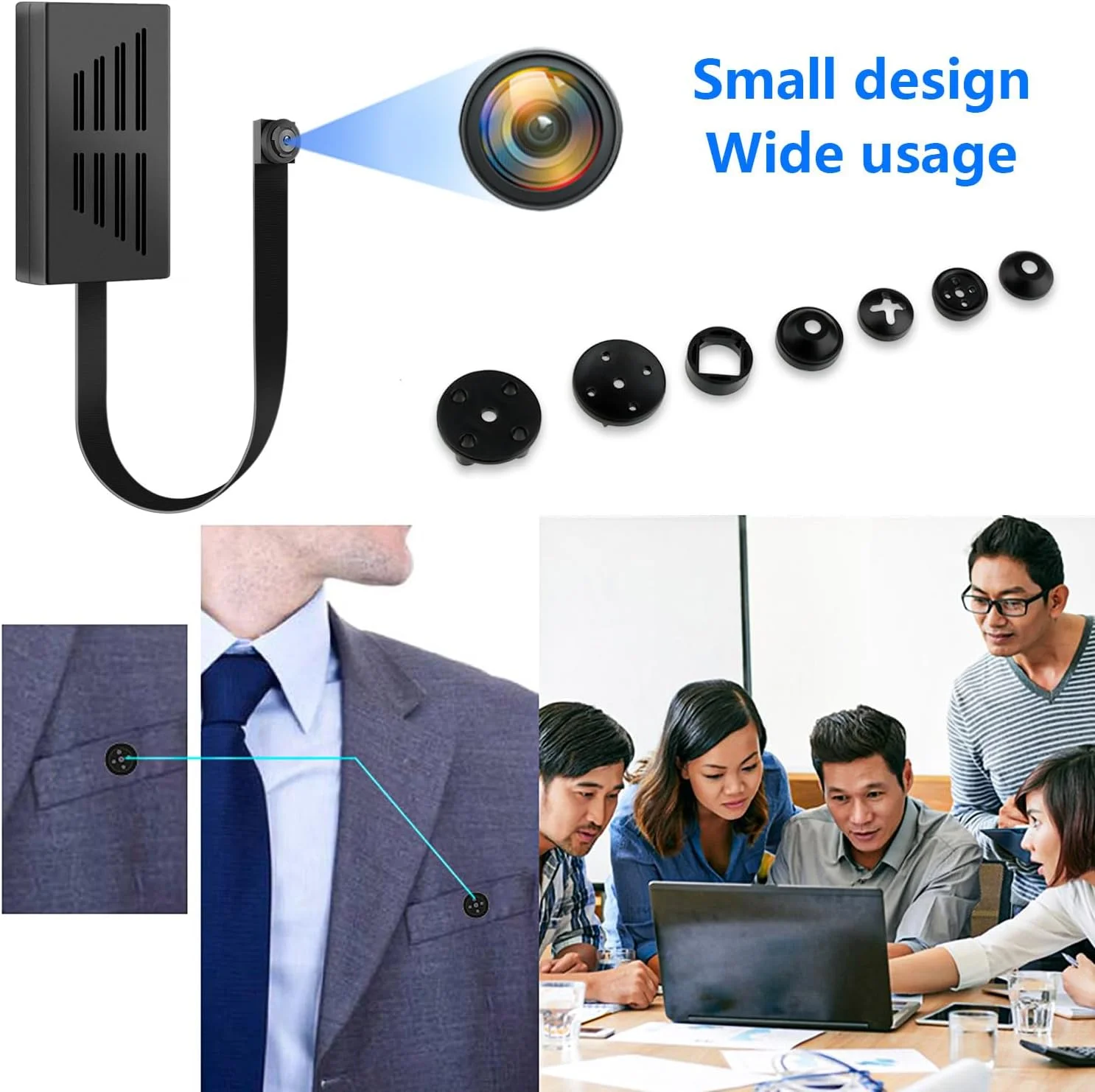 دوربین کوچک، دوربین امنیتی مینی HD 1080P، دوربین فیلمبرداری کوچک قابل حمل DIY با تشخیص حرکت (بدون وای فای، بدون دید در شب) دوربین کوچک، دوربین امنیتی مینی HD 1080P، دوربین فیلمبرداری کوچک قابل حمل DIY با تشخیص حرکت (بدون وای فای، بدون دید در شب)