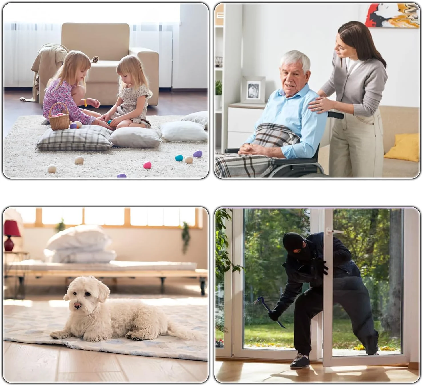 دوربین امنیتی 128 گیگابایتی KEHZKCT، 1080P، بلندگوی بلوتوث، دوربین برای امنیت خانه، تشخیص حرکت، مشکی دوربین امنیتی 128 گیگابایتی KEHZKCT، 1080P، بلندگوی بلوتوث، دوربین برای امنیت خانه، تشخیص حرکت، مشکی