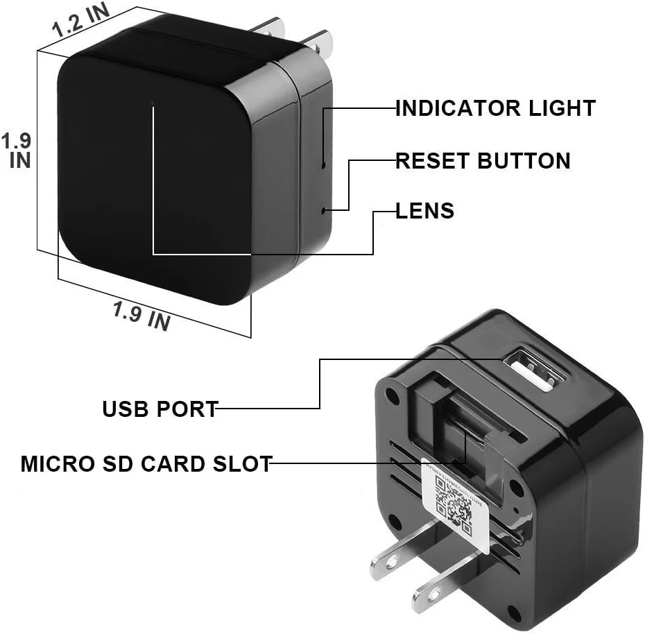 دوربین امنیتی وای فای 1080P با شارژر USB، دوربین امنیتی داخلی دید در شب، دوربین نظارتی بی سیم تشخیص حرکت با برنامه دوربین امنیتی وای فای 1080P با شارژر USB، دوربین امنیتی داخلی دید در شب، دوربین نظارتی بی سیم تشخیص حرکت با برنامه