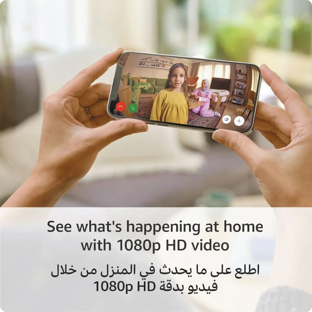 دوربین داخلی رینگ (نسل دوم) از آمازون | دوربین امنیتی حیوانات خانگی | کیفیت 1080p HD، ارتباط دو طرفه، وای فای، پوشش حریم خصوصی، نصب آسان | جایگزین سیستم مداربسته دوربین داخلی رینگ (نسل دوم) از آمازون | دوربین امنیتی حیوانات خانگی | کیفیت 1080p HD، ارتباط دو طرفه، وای فای، پوشش حریم خصوصی، نصب آسان | جایگزین سیستم مداربسته