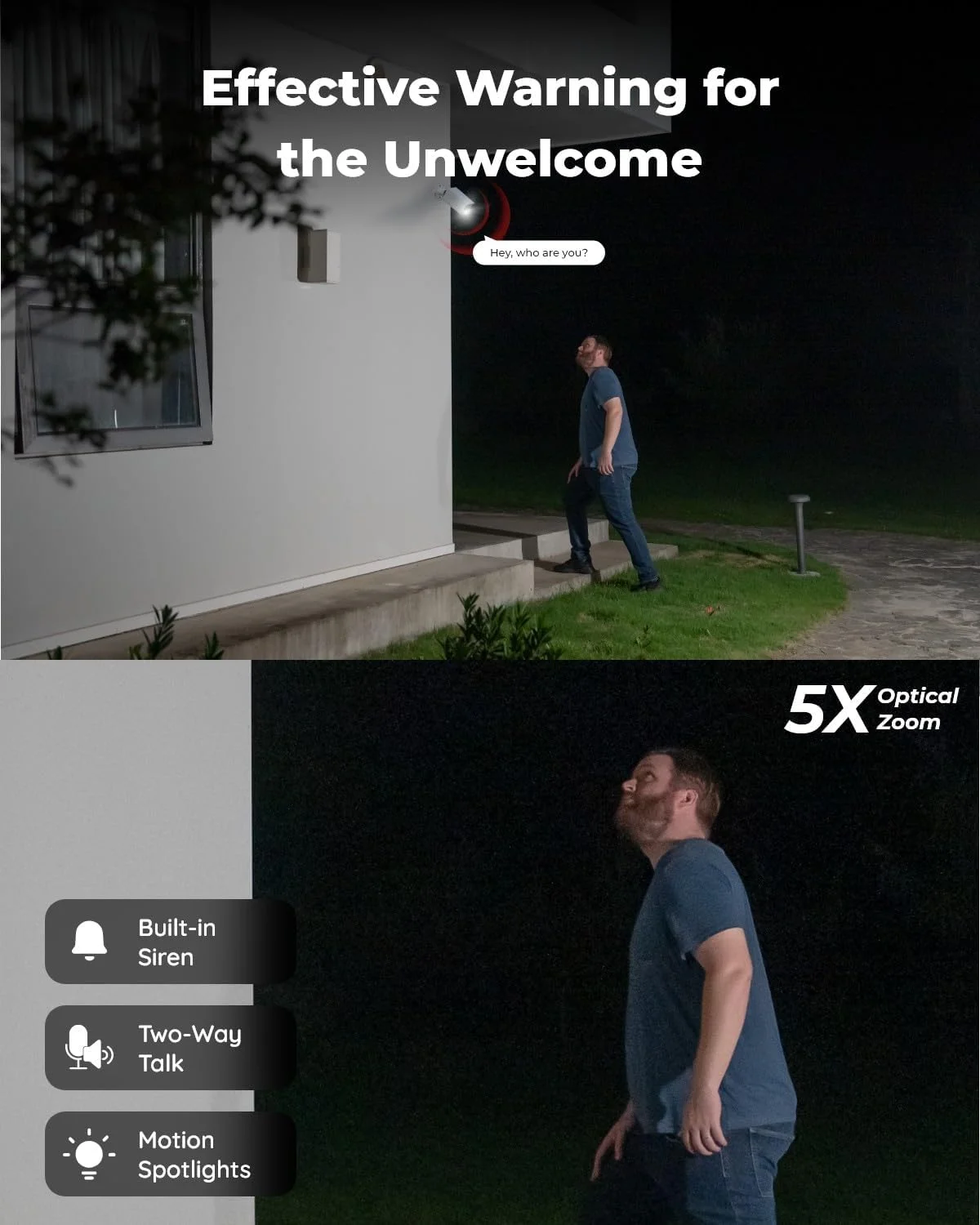 دوربین های مداربسته 4K ریولینک برای داخل و خارج ساختمان، دوربین IP POE با زوم اپتیکال 5X، تشخیص انسان/خودرو، دید در شب رنگی، ضد آب IP67، ذخیره سازی محلی، RLC-811A - سفید دوربین های مداربسته 4K ریولینک برای داخل و خارج ساختمان، دوربین IP POE با زوم اپتیکال 5X، تشخیص انسان/خودرو، دید در شب رنگی، ضد آب IP67، ذخیره سازی محلی، RLC-811A - سفید