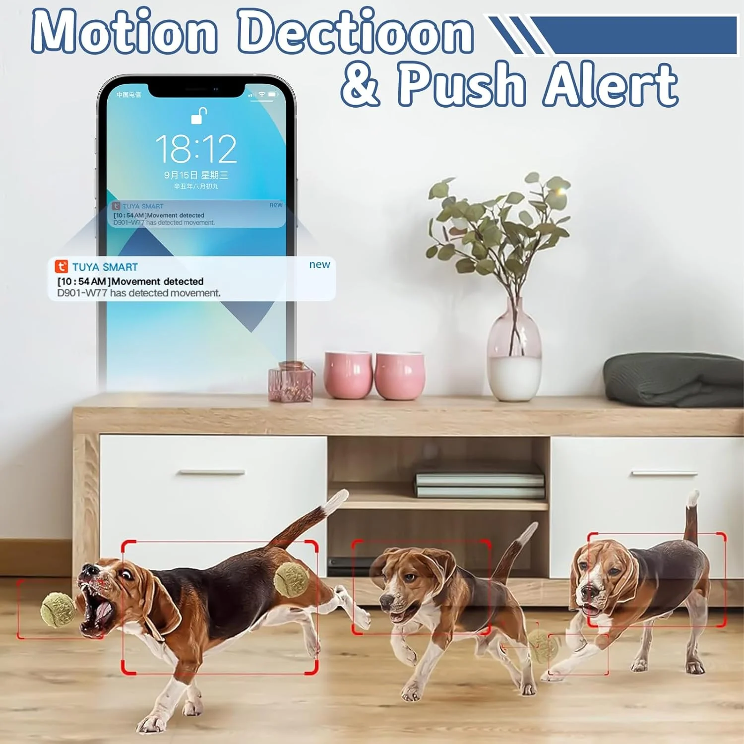 دوربین پاوربانک، دوربین امنیتی هوشمند داخلی وای فای 1080P HD بی سیم با تشخیص حرکت، ضبط کننده ویدئویی قابل حمل برای خانه، کودک، حیوان خانگی، بدون صدا دوربین پاوربانک، دوربین امنیتی هوشمند داخلی وای فای 1080P HD بی سیم با تشخیص حرکت، ضبط کننده ویدئویی قابل حمل برای خانه، کودک، حیوان خانگی، بدون صدا