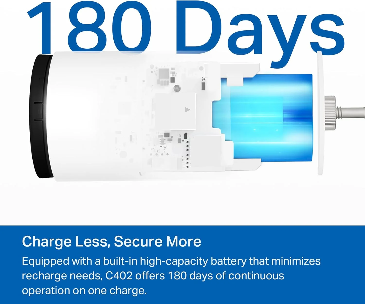 دوربین امنیتی بیسیم فضای باز Tapo TP-Link 𝗧𝗮𝗽𝗼، 1080P، تا 180 روز عمر باتری، تشخیص رایگان افراد، ذخیره سازی SD/Cloud، دید در شب رنگی با نورافکن، بدون نیاز به هاب، سازگار با الکسا، C402 دوربین امنیتی بیسیم فضای باز Tapo TP-Link 𝗧𝗮𝗽𝗼، 1080P، تا 180 روز عمر باتری، تشخیص رایگان افراد، ذخیره سازی SD/Cloud، دید در شب رنگی با نورافکن، بدون نیاز به هاب، سازگار با الکسا، C402