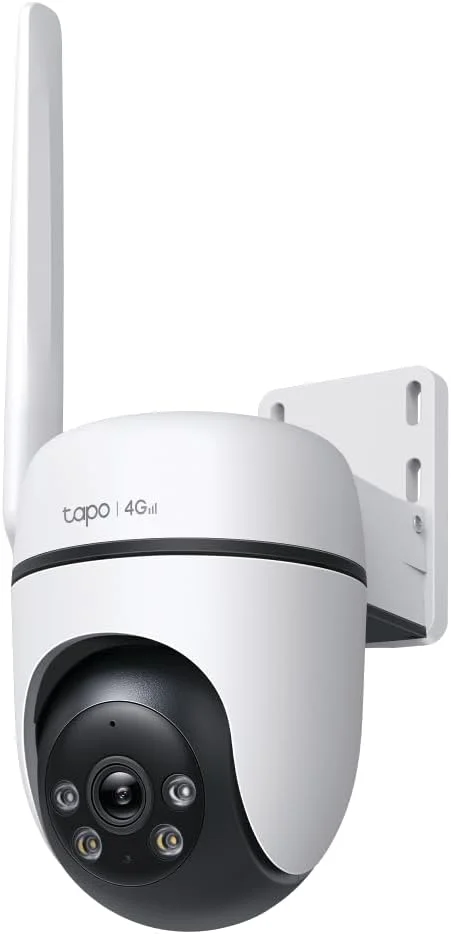 دوربین مداربسته بیرونی 360 درجه Tapo C501GW 4G با سیم کارت، بدون نیاز به Wi-Fi، دید در شب رنگی Starlight، تشخیص هوش مصنوعی رایگان، منبع تغذیه DC/PoE، IP66، ذخیره سازی محلی و ابری