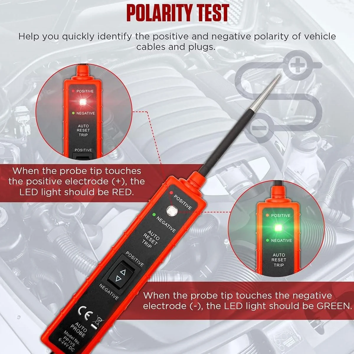 تستر مدار خودرو، چراغ تست خودرو با سیم تست 4 متری، تستر چراغ ال ای دی 6 ولت 12 ولت 24 ولت DC، تستر فیوز، ابزار سیستم الکتریکی 12 ولت خودرو برای ماشین کامیون دریایی موتور سیکلت SUV قایق تستر مدار خودرو، چراغ تست خودرو با سیم تست 4 متری، تستر چراغ ال ای دی 6 ولت 12 ولت 24 ولت DC، تستر فیوز، ابزار سیستم الکتریکی 12 ولت خودرو برای ماشین کامیون دریایی موتور سیکلت SUV قایق
