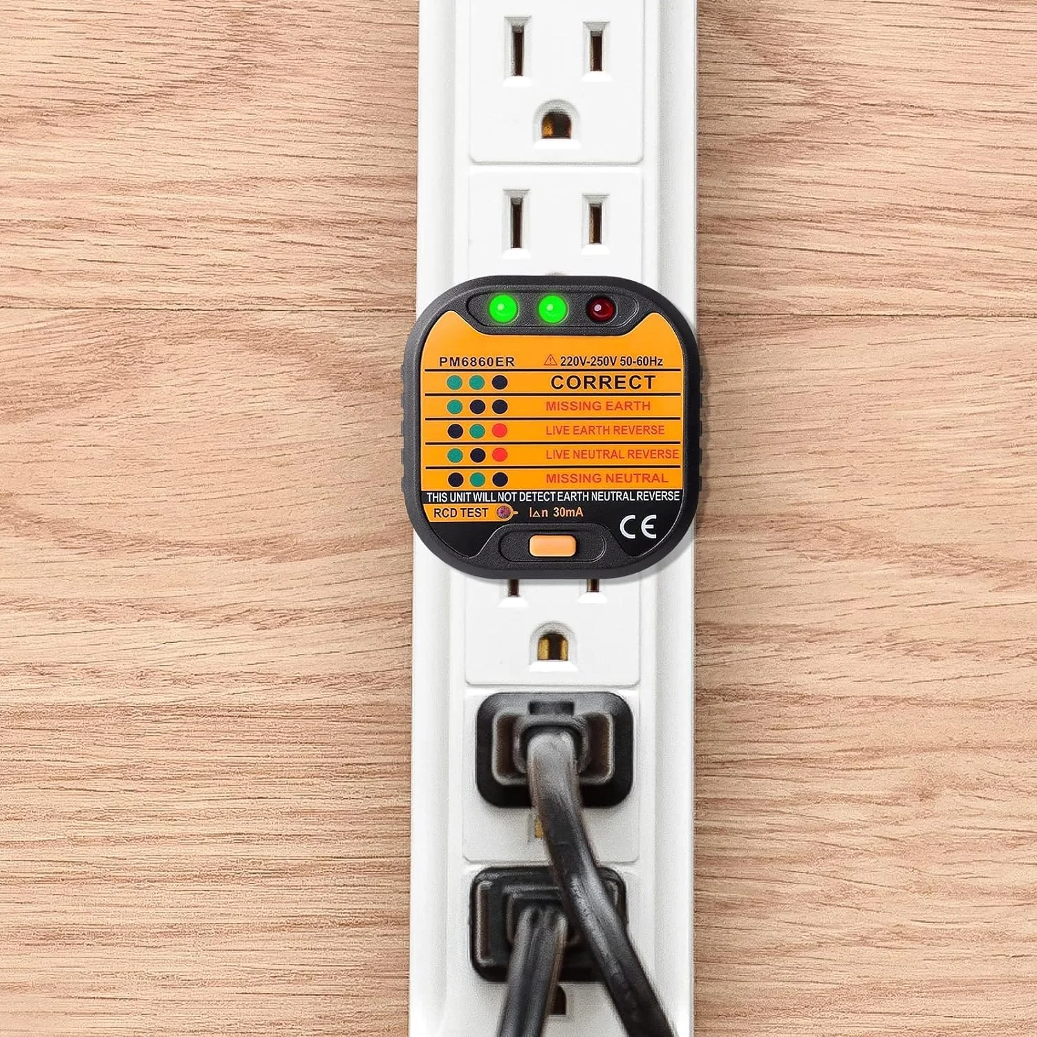 تستر پریز برق Azonee، تستر سوکت الکتریکی، ردیاب ولتاژ پلاریته مدار 220-250 ولت، تستر مدار دوشاخه بریتانیایی، قطع کننده دوشاخه ایمنی سوکت، ردیاب صفر خط پریز تستر پریز برق Azonee، تستر سوکت الکتریکی، ردیاب ولتاژ پلاریته مدار 220-250 ولت، تستر مدار دوشاخه بریتانیایی، قطع کننده دوشاخه ایمنی سوکت، ردیاب صفر خط پریز