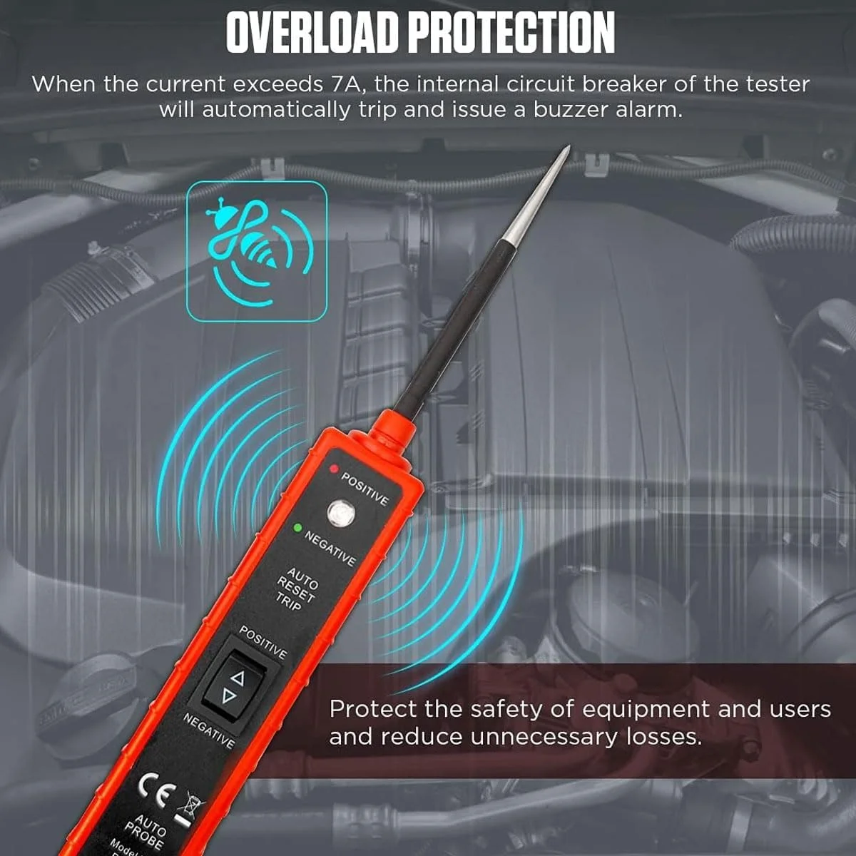 تستر مدار خودرو، چراغ تست خودرو با سیم تست 4 متری، تستر چراغ ال ای دی 6 ولت 12 ولت 24 ولت DC، تستر فیوز، ابزار سیستم الکتریکی 12 ولت خودرو برای ماشین کامیون دریایی موتور سیکلت SUV قایق تستر مدار خودرو، چراغ تست خودرو با سیم تست 4 متری، تستر چراغ ال ای دی 6 ولت 12 ولت 24 ولت DC، تستر فیوز، ابزار سیستم الکتریکی 12 ولت خودرو برای ماشین کامیون دریایی موتور سیکلت SUV قایق