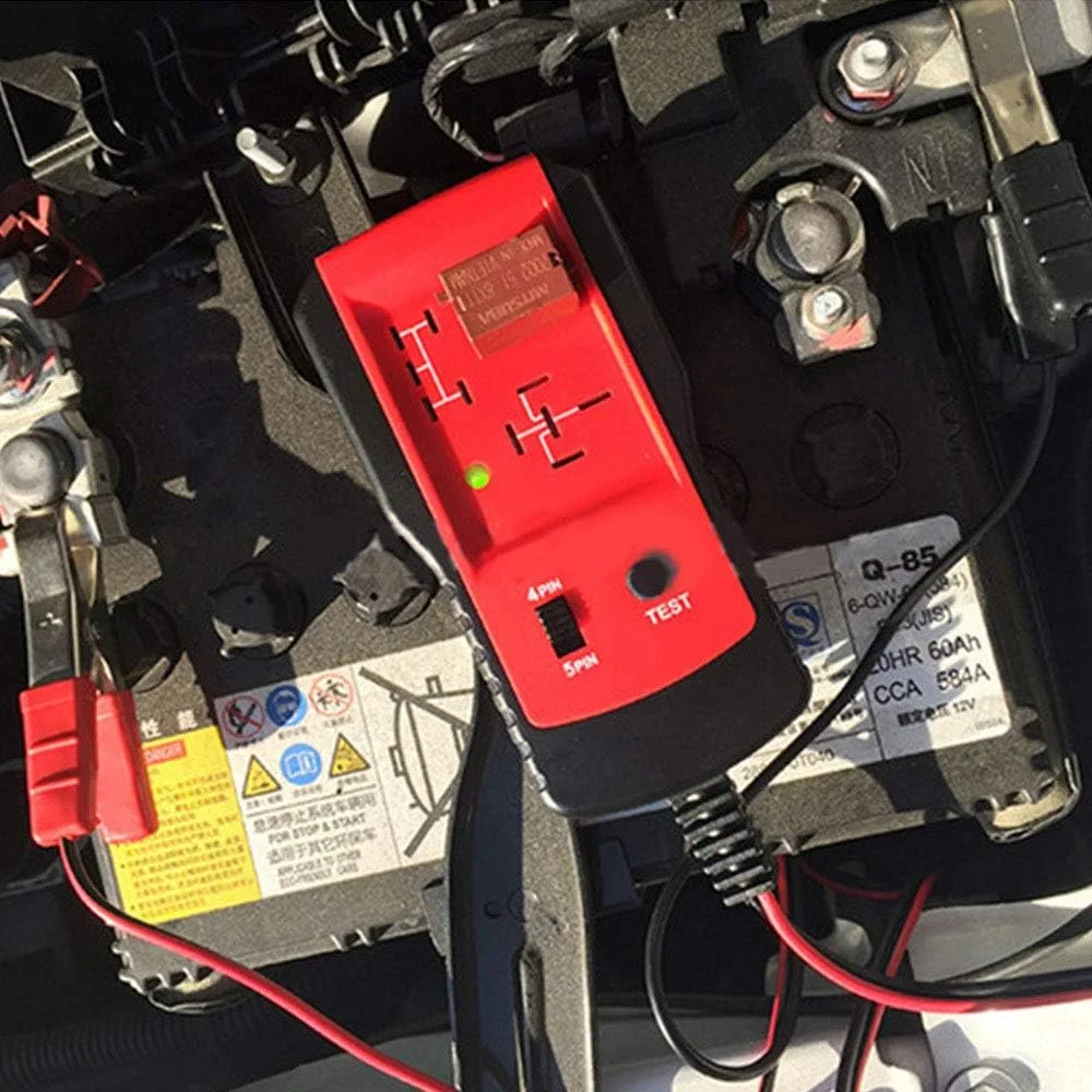 کیت تست رله خودرو Azonee، تستر مدار رله 12 ولت خودرو، ابزار تعمیر تشخیصی برای خودروها و کامیون ها، تستر مدار سیستم الکتریکی برای استفاده در خودرو