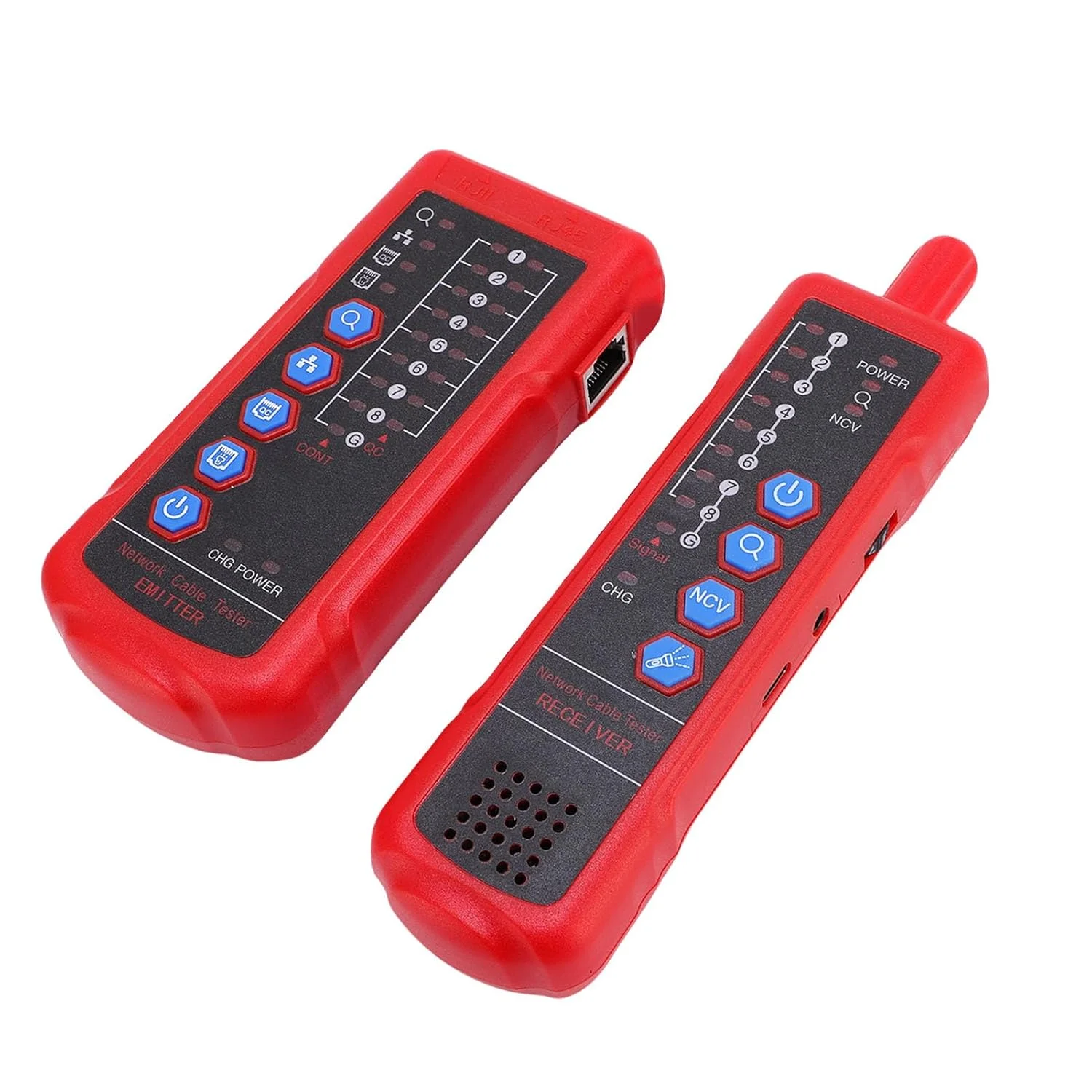 دستگاه تست کابل Cryfokt - فرستنده و گیرنده، دستگاه تست کابل پورت چشمکزن با سوکت هدفون برای تست پیوستگی خطوط تلفن دستگاه تست کابل Cryfokt - فرستنده و گیرنده، دستگاه تست کابل پورت چشمکزن با سوکت هدفون برای تست پیوستگی خطوط تلفن