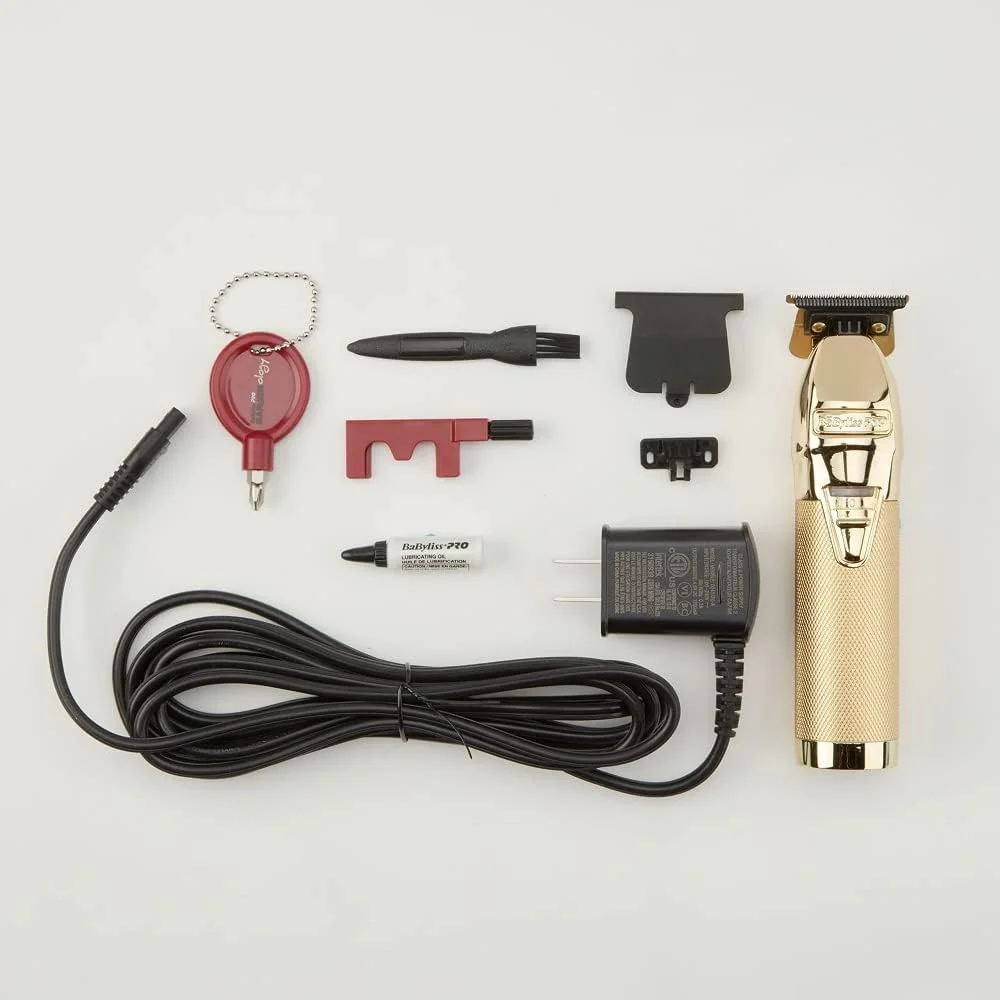 خط زن دورگیری فلزی حرفه ای بابیلیس پرو Barberology MetalFX سری - طلایی [نسخه ایالات متحده]