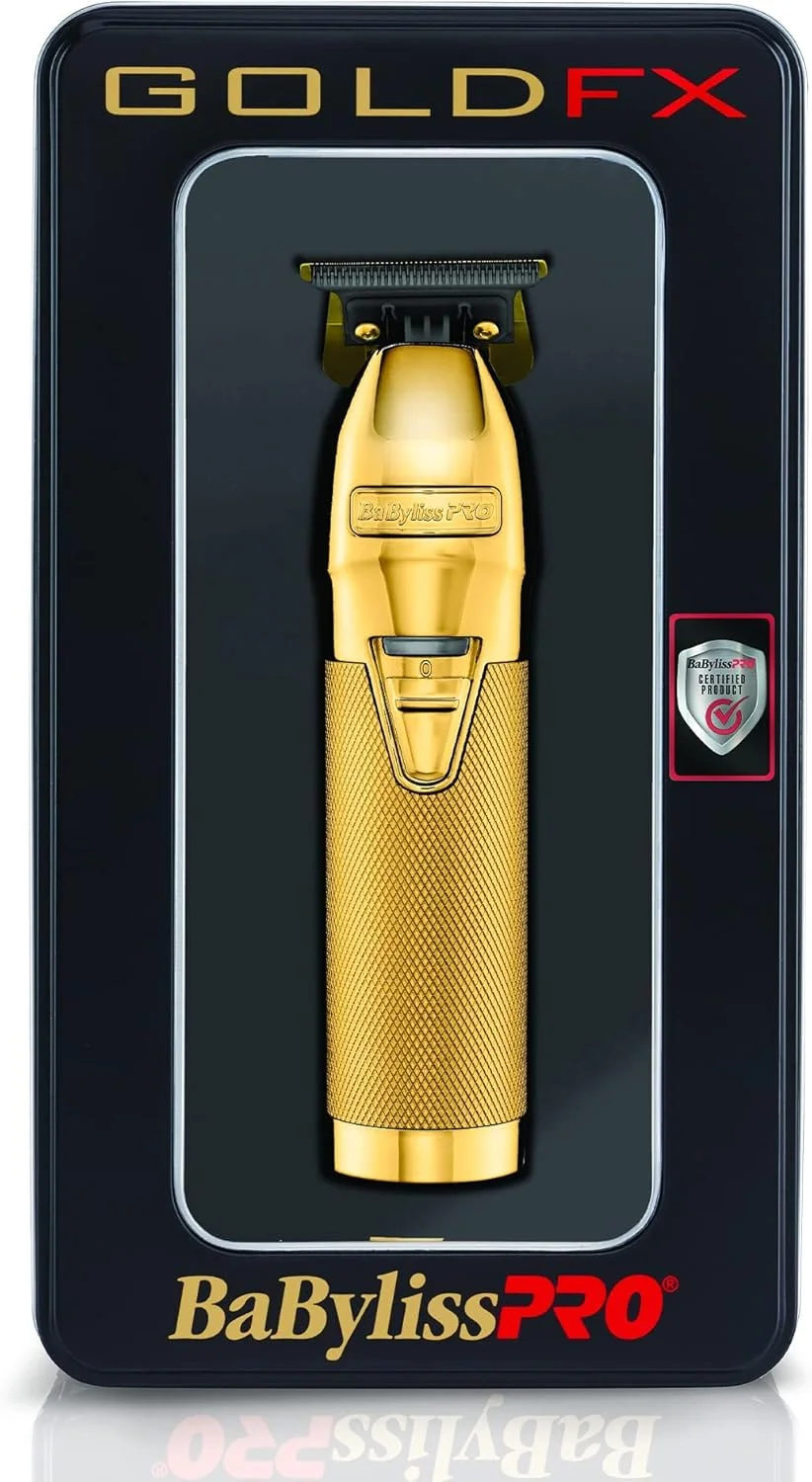 خط زن دورگیری فلزی حرفه ای بابیلیس پرو Barberology MetalFX سری - طلایی [نسخه ایالات متحده]